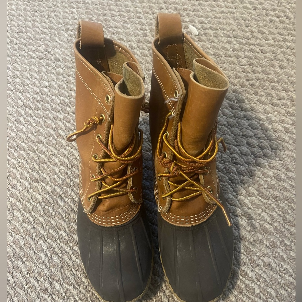 LL Bean Boots in brown